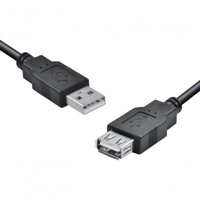 Cabo USB UAMAF-18 Extensor USB 2.0 com Transmissão de Dados 480 Mbps Preto Vinik