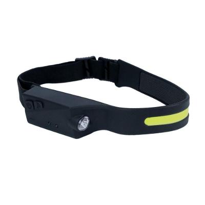 Lanterna de Cabeça Recarregável VKLGH14 com Sensor 250 LÚMENS Preto Vinik