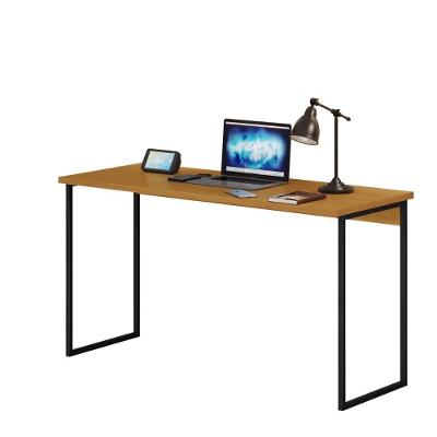Escrivaninha Maggie Industrial sem Gavetas MDP 136.5CM Cinamomo