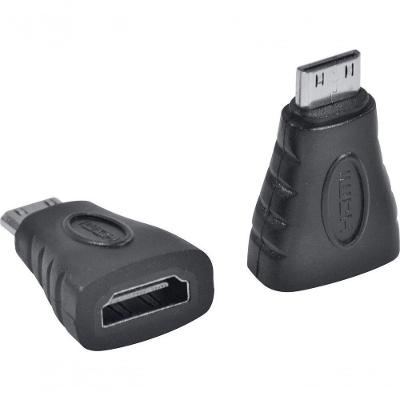 Adaptador AHF-MH Mini HDMI Macho para HDMI Fêmea com PVC Vinik
