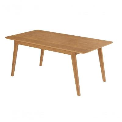Mesa de Jantar Lorena 4 Lugares Retangular Tampo Madeirado em MDF 120CM Lorena Móveis