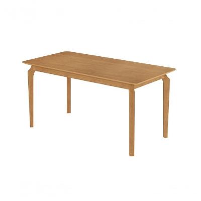 Mesa de Jantar Lyz 6 Lugares Retangular MDF 180x90CM Amadeirado MDF Decoracao e Iluminação 180CM
