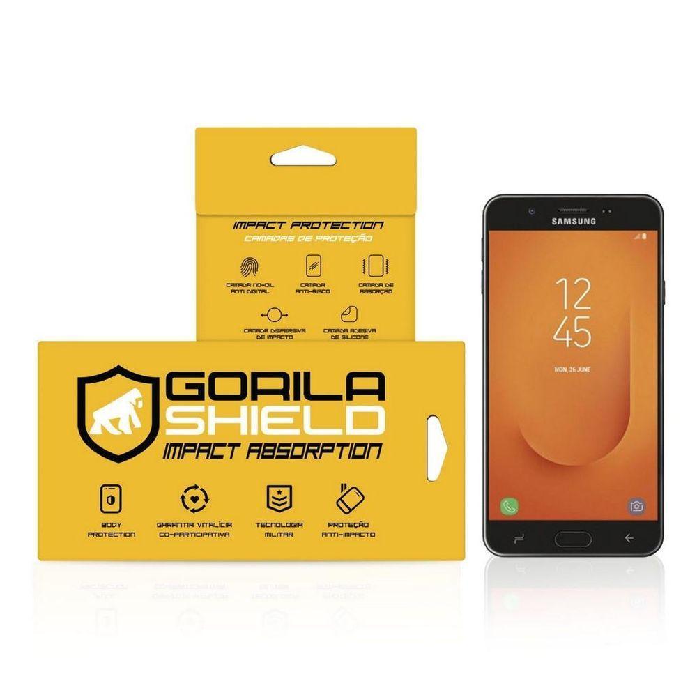 Película Nano Gel Dupla Para Galaxy J7 Prime 2 ? Gorila Shield (Cobre Toda Tela) - 1