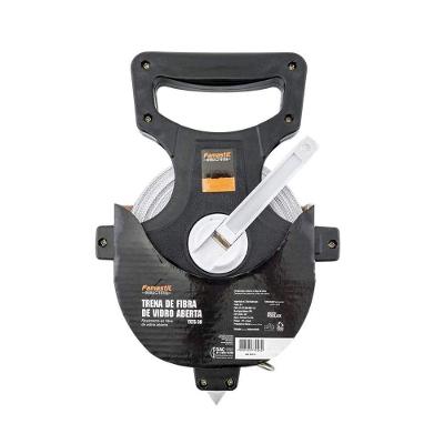 Trena de Fibra de Vidro Aberta Famastil Bivolt com Fita Resistente 100MX13MM