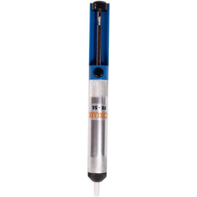 Sugador de Solda Foxlux com Bico 1mm para Remoção de Estanho em Placas Eletrônicas Inox 1MM