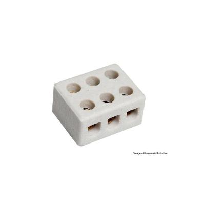 Conector de Porcelana Foxlux Resistente a Altas Temperaturas Cinza Bivolt 25CM 50UN