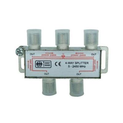 Divisor de Alta Frequência Foxlux 5-2450MHz 4 Saídas 5 Unidades Inox