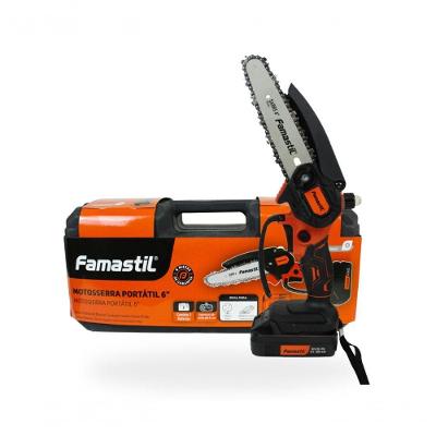 Motosserra Portátil Recarregável Famastil 21V Bivolt com Design Compacto 21V