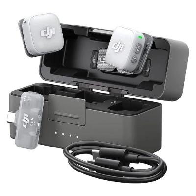 Microfone Lapela sem Fio DJI Mic Mini 2 Áudio Profissional Transmissão 250 Metros Preto DJI
