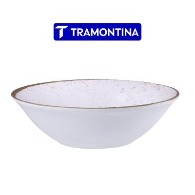 Tigela Bowl Rústico Marrom Porcelana Resistente a Micro-ondas e Lava Louças para Servir Tramontina