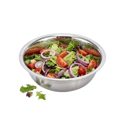 Tigela Bowl Inox 18cm Bacia Profissional Multiuso em Aço Inoxidável Praticidade para Cozinha Inox