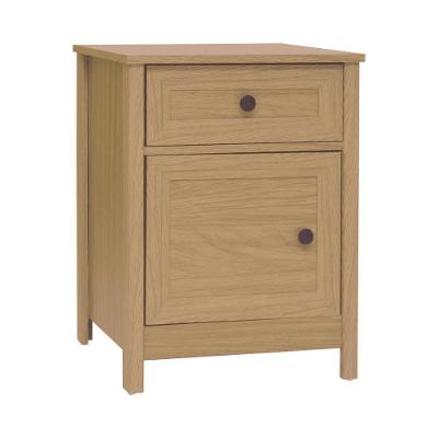 Mesa de Cabeceira Ditália 3 Gavetas MDF-MDP Amadeirado 44,6CM