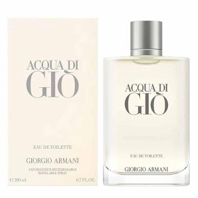 Perfume Acqua Di Gio Masculino Eau de Toilette Aquático Cítrico 200ML Armani
