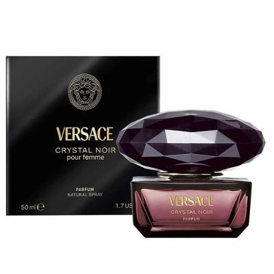 Perfume Crystal Noir Feminino Eau de Parfum Floral Oriental 50ML Marca Versace