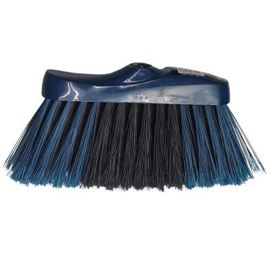 Vassoura Clássica Azul Royal de Polipropileno com Cerdas Plumadas Multiuso 25CM Sanches Rodos