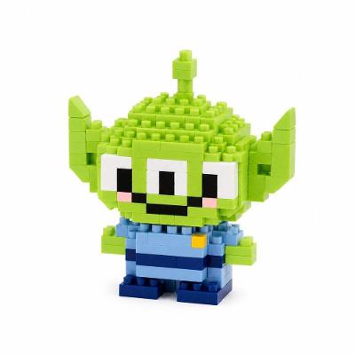 Mini Blocos de Montar Alienígena Espacial Verde com Design Detalhado 178 Peças Mini Toys