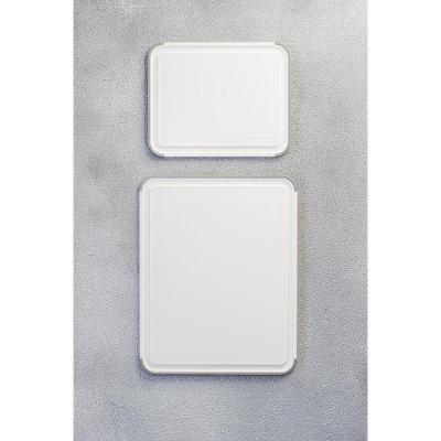 Tábua de Corte Classic Antiderrapante em Plástico para Cozinha Branca Kitchenaid