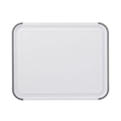 Tábua de Corte Classic Antiderrapante em Plástico para Cozinha Branca Kitchenaid