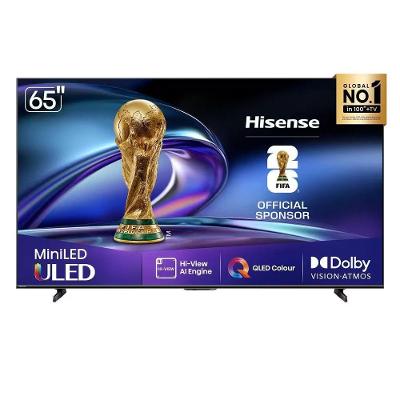 Smart TV Hisense 65U6QV 65" 4K Ultra HD ULED Mini LED Preto Bivolt