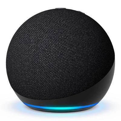 Caixa de Som Amazon Echo Dot 5ª Geração 16W RMS Wi-Fi e Bluetooth Preto 10CM