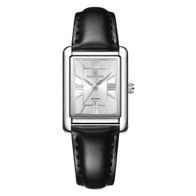 Relógio Feminino 5074 Clássico com Pulseira de Couro Cinza Naviforce