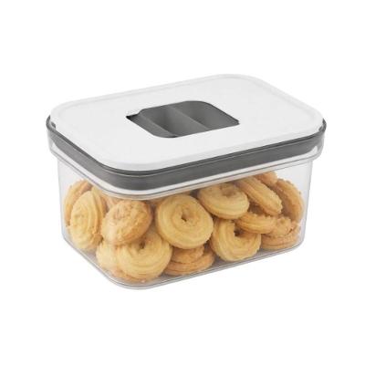 Pote Hermético BS40935 Porta Mantimentos Polietileno Livre de BPA para Alimentos Secos Branco Baker