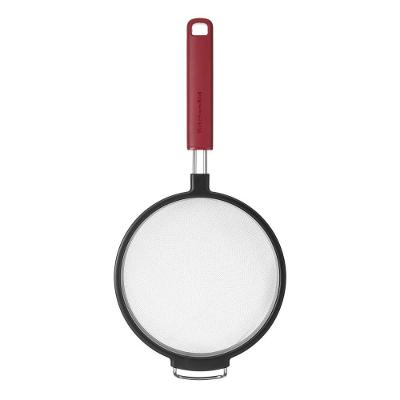 Peneira Coreline para Coar em Aço Inox Design Ergonômico para Cozinha Vermelha Kitchenaid