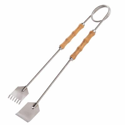 Pegador para Churrasco Kort Profissional Aço Inox Garra Firme Grelha 46CM Domama