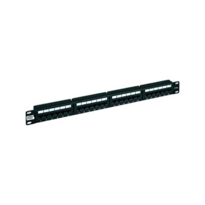 Patch Panel Cat.5e 24p Sohoplus T568a-b Voz e Dados Preto Furukawa 19CM