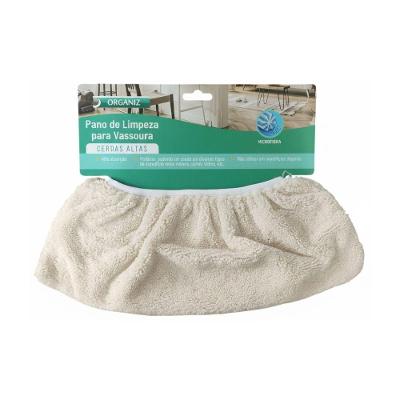 Pano de Limpeza para Vassoura 9671 Multiuso Microfibra Elástico Reforçado Alta Absorção Branco Ke