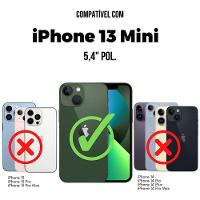 Película Iphone 13 Mini-Traseira Fibra Carbono Preta-Gshield - 5