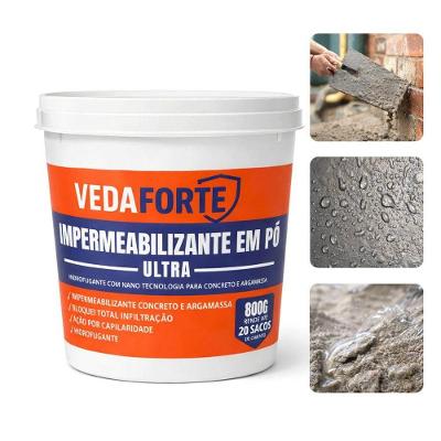 Aditivo Impermeabilizante em Pó Ultra Hidrofugante com Nanotecnologia Alta Performance 800g