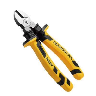 Alicate de Corte Diagonal 6 POL Isolado 1000V com Segurança para Instalações Elétricas Preto