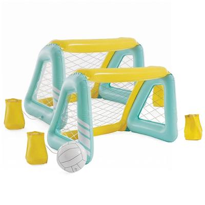 Acessório para Piscina Kit 2 Trave Polo Aquático Inflável com Câmaras de Ar Verde Intex