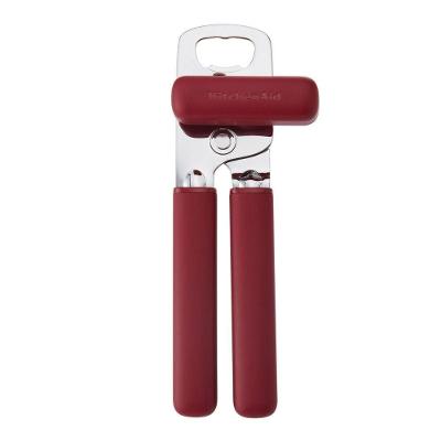 Abridor de Lata Coreline Aço Inox Design Funcional para Cozinha Vermelho Kitchenaid