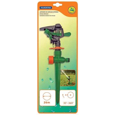 Aspersor de Impulso Setorial PRP-004 Regulável 30 a 360 graus  com Engate Rápido Verde Tramontina