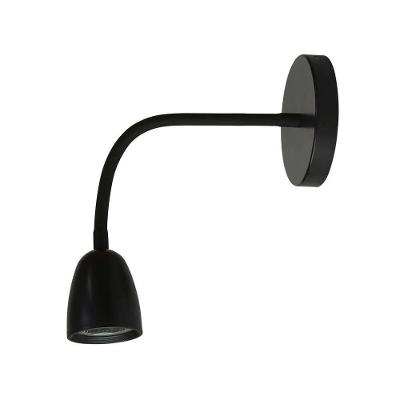Arandela LED Artic Uso Interno Direct 4W 6500K MR16 Bivolt Preto Taschibra