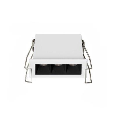 Spot de Embutir LED Downlight Powerlux Iluminacao Direcionada Alto IRC 97 36 graus  Branco e Preto