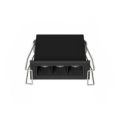 Spot de Embutir Downlight Powerlux LED 36 graus  Alto IRC 97 Preto Nordecor Iluminação 6,2CM
