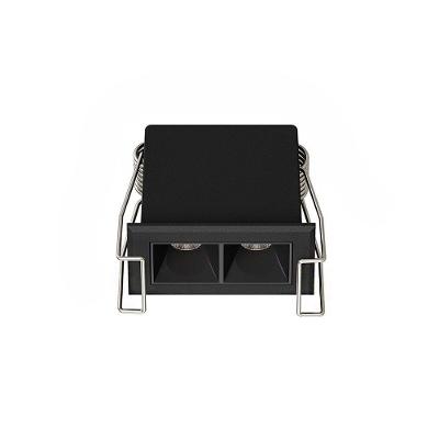Spot de Embutir Downlight Powerlux LED 36 graus  Alto IRC 97 Preto Nordecor Iluminação 4CM