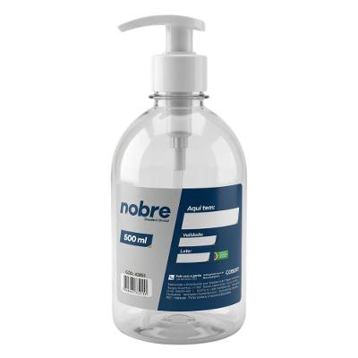Saboneteira Pump 42855 500ML em Plástico com Válvula de Precisão para Banheiro Translúcida Nobre