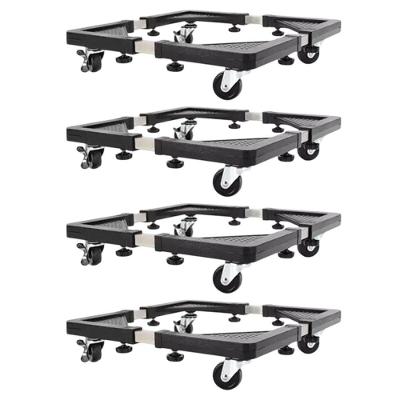 Suporte com Rodinhas Ajustável Mundo LGBT SU-RODA Eletrodoméstico 140KG Bivolt Preto