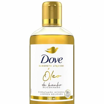 Sabonete Líquido Dove Óleo de Banho Glicerinado Hidratante 240ML