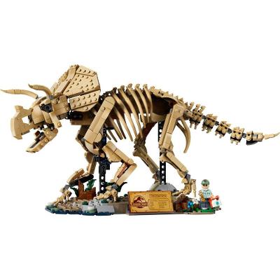 Kit de Construção de Modelo de Dinossauro Triceratops Recriação Detalhada com Acessórios 77985 Lego