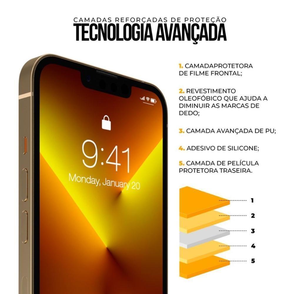 Película Para Infinix Zero 5G - Privacidade Hydrogel - Gshield - 4