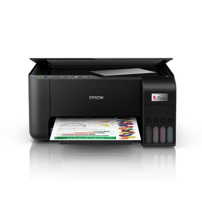 Impressora Multifuncional Epson Ecotank L3250 Jato de Tinta Colorida 3 em 1 Wi-Fi Preta Bivolt