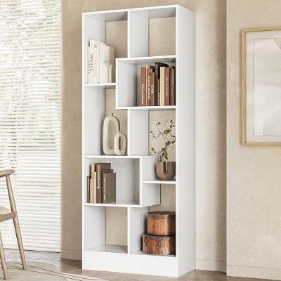 Estante Livreiro Dora 8 Prateleiras MDP 73CM Branco Mpozenato 73CM