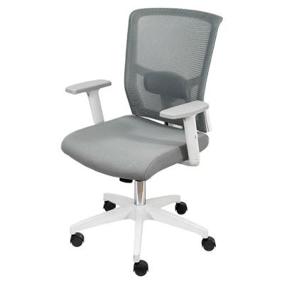 Cadeira de Escritório Tóquio Ergonômica com Revestimento em Tecido Base Fixa Giratória Ajustável