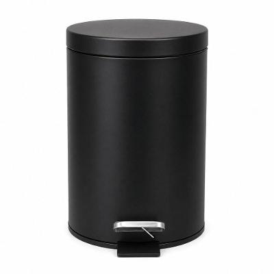 Lixeira com Pedal 5L Plástico Abertura por Acionamento com Pedal Preto Black Bull