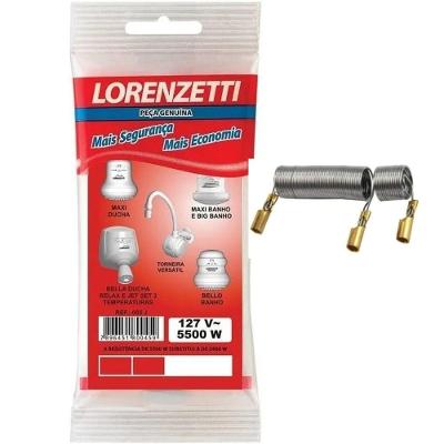 Resistência para Chuveiro e Torneira Elétrica 055-J 5500W 110V Branca Lorenzetti